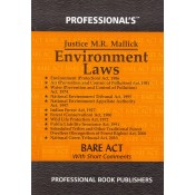 Professional's Environment Laws [Pocket] Bare Act by Justice M. R. Mallick